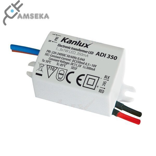 LED maitinimo šaltinis ADI 350 1x3W  