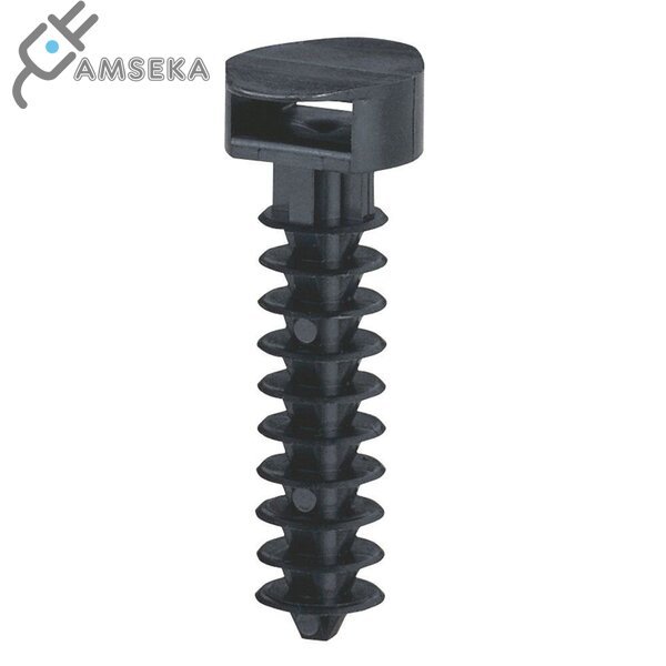 Kaištis įkalamas dirželiui tvirtinti 8x37mm juodas Legrand [pak. po 100 vnt.]