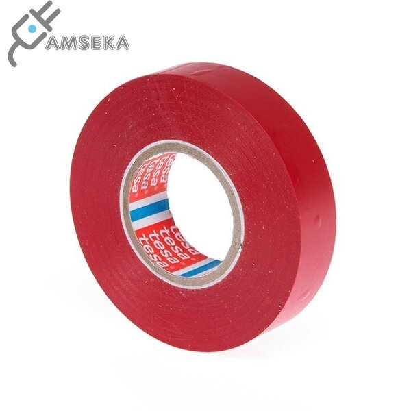 Izoliacinė juosta Tesaflex, raudona, 19mm x 33m