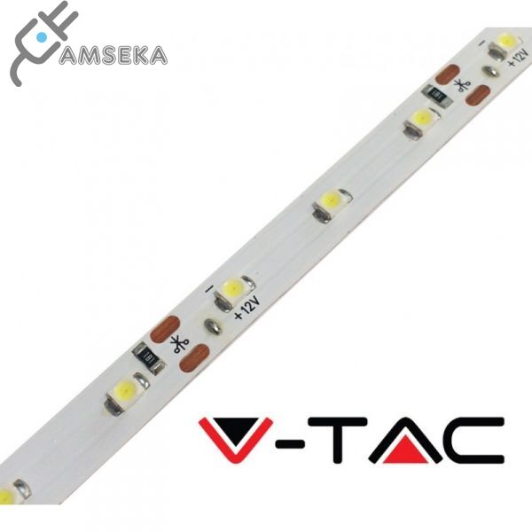 7,2 W/m LED juosta, SMD3528, 120LED/m, (3000K) šiltai balta
