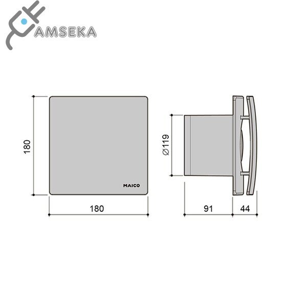 Ventiliatorius Maico AWB120C 1