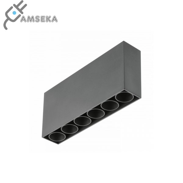 15W LED šviestuvas GTV ARTEMIDA, 4000K, juodos spalvos