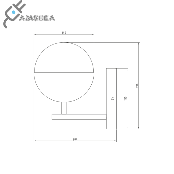 Sieninis šviestuvas ABIES, E27, aukso/juoda sp. 1