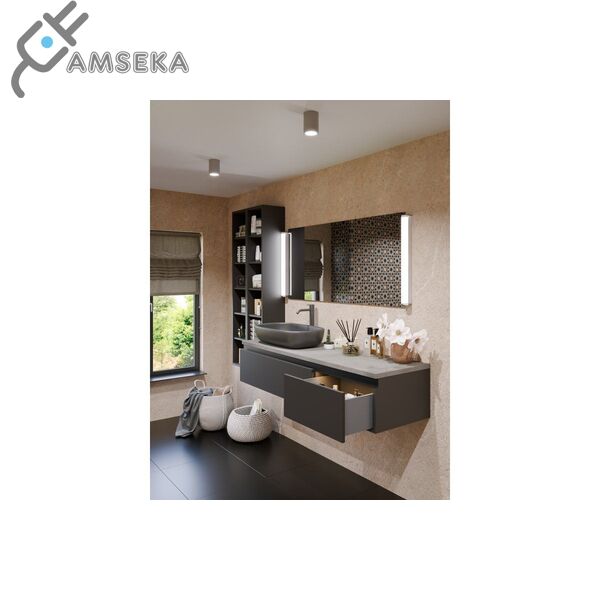 15W sieninis šviestuvas ZITA, su jungikliu, chromo spalvos 1