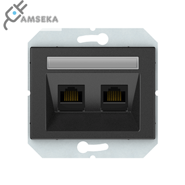 Kompiuterio lizdas Vilma XP500, 2 vietų, antracito spalvos