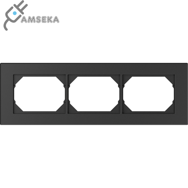 Trivietis rėmelis Vilma XP500, antracito spalvos 