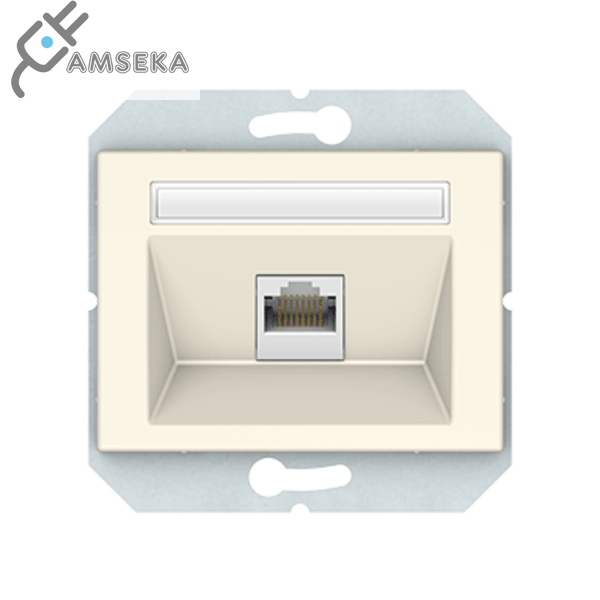 Kompiuterio lizdas Vilma XP500, 1 vietos, dramblio kaulo spalvos