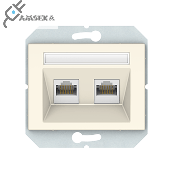 Kompiuterio lizdas Vilma XP500, 2 vietų, dramblio kaulo spalvos