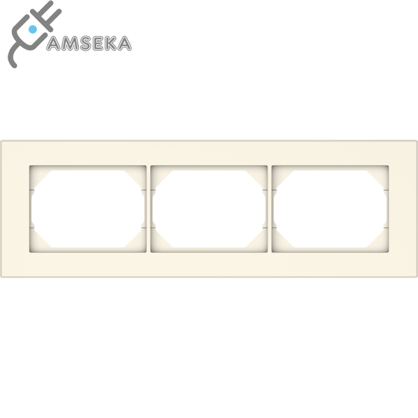 Trivietis rėmelis Vilma XP500, dramblio kaulo spalvos 