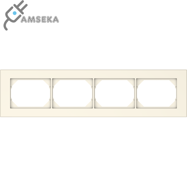 Keturvietis rėmelis Vilma XP500, dramblio kaulo spalvos 
