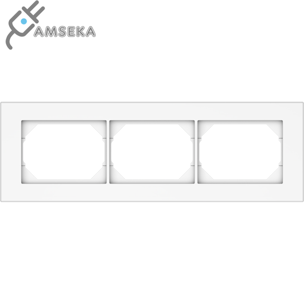 Trivietis rėmelis Vilma XP500, baltos spalvos 