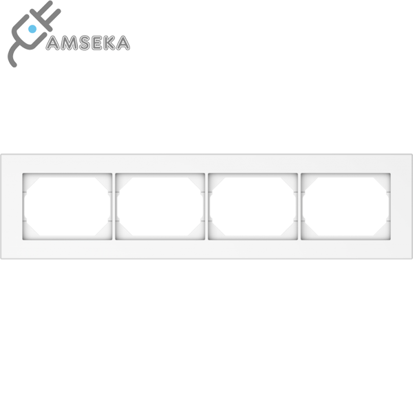 Keturvietis rėmelis Vilma XP500, baltos spalvos 