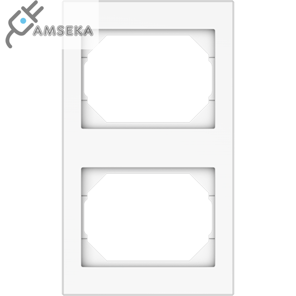 Vertikalus dvivietis rėmelis Vilma XP500, baltos spalvos 