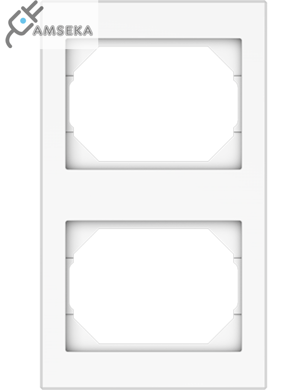 Vertikalus dvivietis rėmelis Vilma XP500, baltos spalvos 